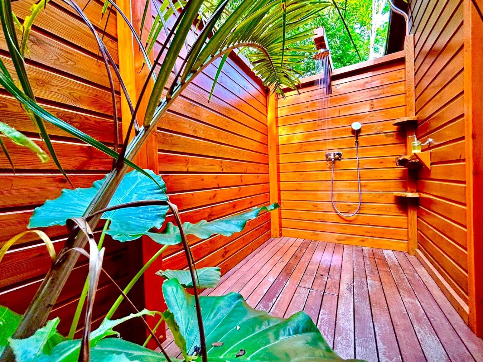 Au Jardin Des Colibris Ecolodge&Spa Deshaies Bagian luar foto